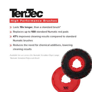 Numatic Cepillo Ten - Tec de 370 mm 918293 - Quierox - Tienda Online