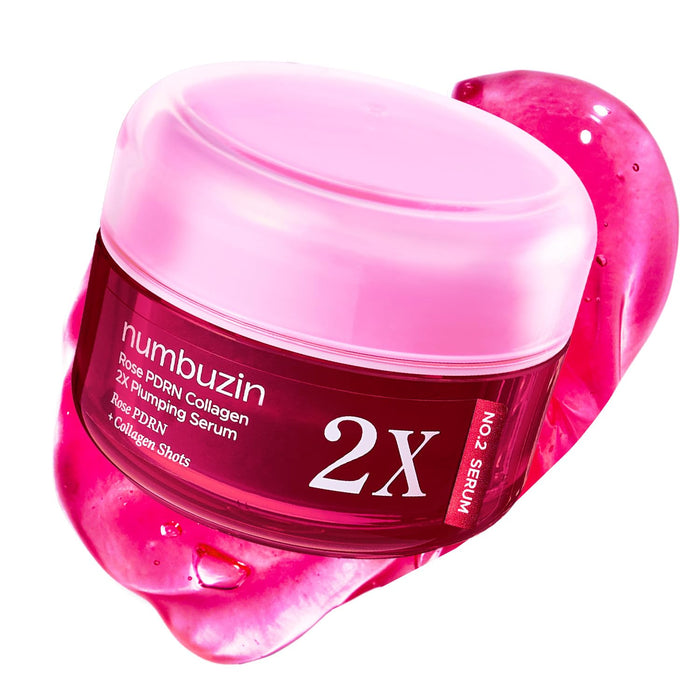 numbuzin No.2X Rose PDRN, Suero rellenador de colágeno, para reafirmar y brillo - Quierox - Tienda Online