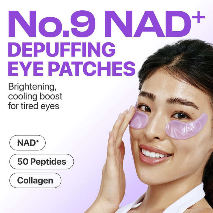 numbuzin No.9 Parches para ojos, mascarillas de gel de colágeno NAD+ con péptidos - Quierox - Tienda Online