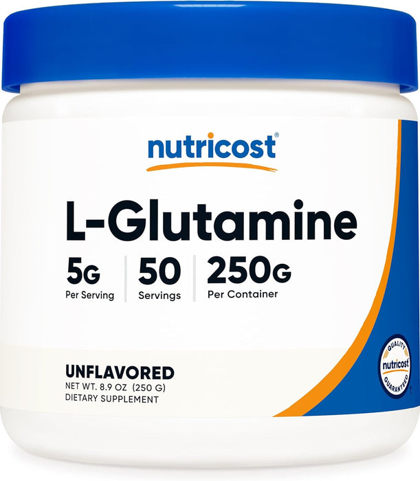 Nutricost - L - Glutamina en polvo, 8.9 onzas - Quierox - Tienda Online
