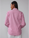 NY&C Camisa con botones y mangas globo de rayas mixtas - Quierox - Tienda Online