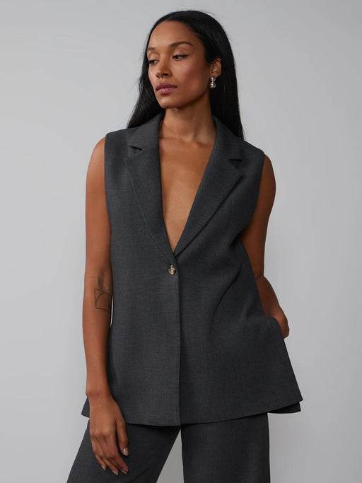 NY&C Chaleco sin mangas con abertura lateral - Quierox - Tienda Online