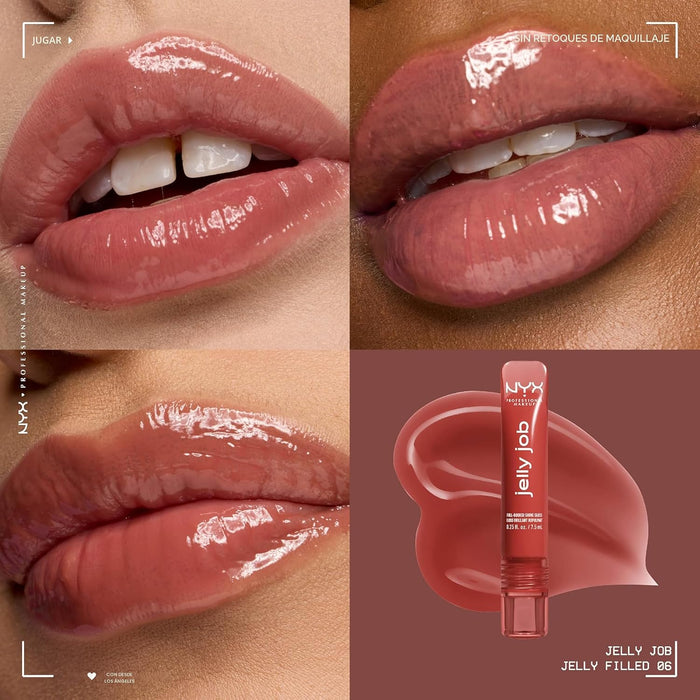 NYX PROFESSIONAL MAKEUP Jelly Job - Brillo de labios - Quierox - Tienda Online