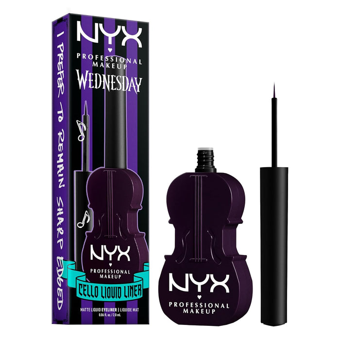 NYX PROFESSIONAL MAKEUP Wednesday Cello Delineador de Ojos Líquido Mate Vívido - Quierox - Tienda Online