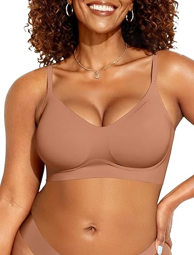 OEAK Brasier Inalámbrico para Mujeres Cómodo Brasier Push Up Sin Varillas Soporte Completo - Quierox - Tienda Online