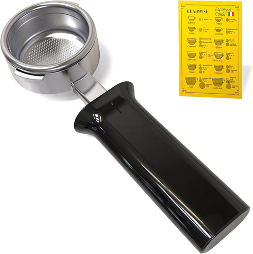 OEM Gaggia Portafiltro sin fondo, italiano auténtico con cesta de filtro para Gaggia Classic Pro - Quierox - Tienda Online