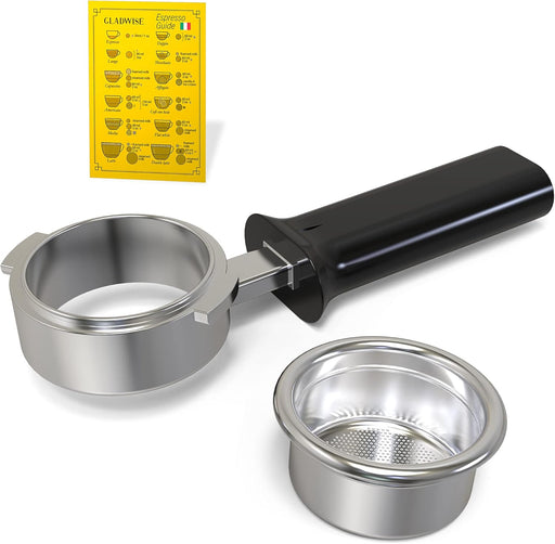 OEM Gaggia Portafiltro sin fondo, italiano auténtico con cesta de filtro para Gaggia Classic Pro - Quierox - Tienda Online