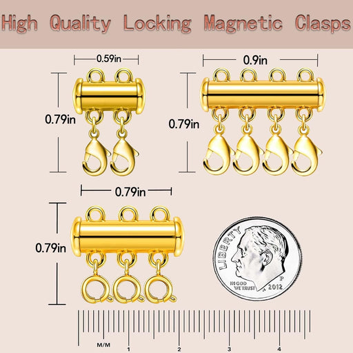 OHINGLT Cierres de capas de collar Cierre magnético de bloqueo - Quierox - Tienda Online
