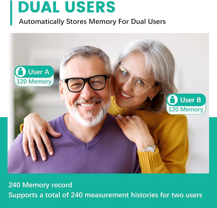 Oklar Monitor de Presión Arterial Monitores de Brazo Superior para Uso Doméstico - Quierox - Tienda Online