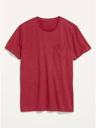 OLD NAVY Camiseta de cuello redondo de mezcla de lino para hombre - Quierox - Tienda Online
