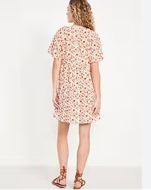 Old Navy - Minivestido con vuelo y cuello en V - Quierox - Tienda Online
