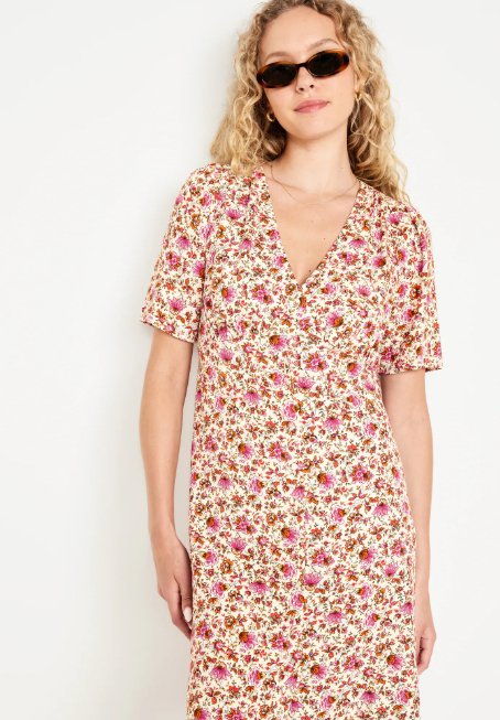 Old Navy - Minivestido con vuelo y cuello en V - Quierox - Tienda Online
