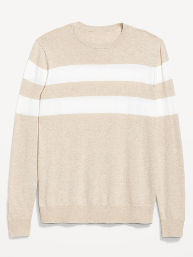 Old Navy Suéter de rayas con cuello redondo - Quierox - Tienda Online