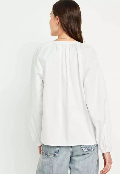 OLD NAVY Top de manga larga con cuello abierto - Quierox - Tienda Online