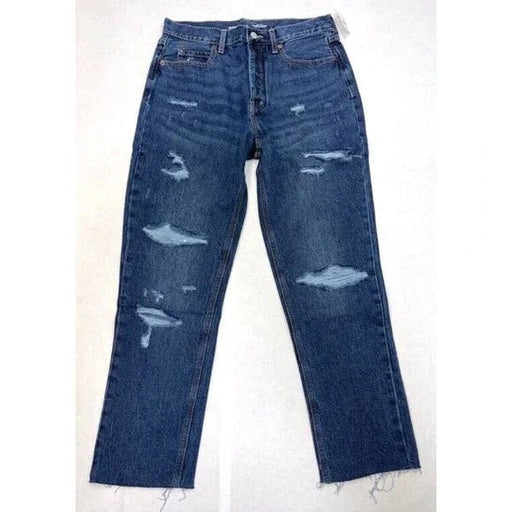 Old Navy Vaqueros rectos holgados con botones y cintura alta - Quierox - Tienda Online