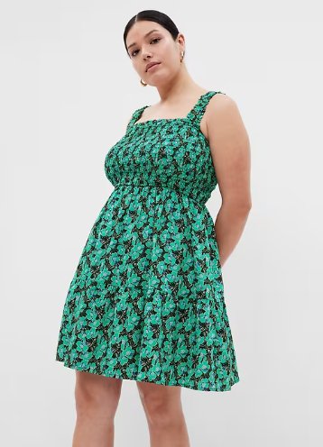 Old Navy Vestido mini fruncido con capas - Quierox - Tienda Online