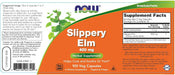 Olmo resbaladizo Now Foods 400 mg, cápsulas, 100 unidades - Quierox - Tienda Online