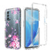 OnePlus Nord N200 5G Funda transparente con flores rosas de TPU - Quierox - Tienda Online