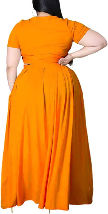 Ophestin Conjunto de falda maxi de 2 piezas para mujer - Quierox - Tienda Online