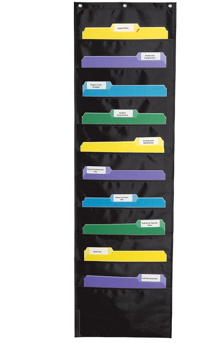 Organizador de archivos colgante de pared, 10 bolsillos de almacenamiento - Quierox - Tienda Online