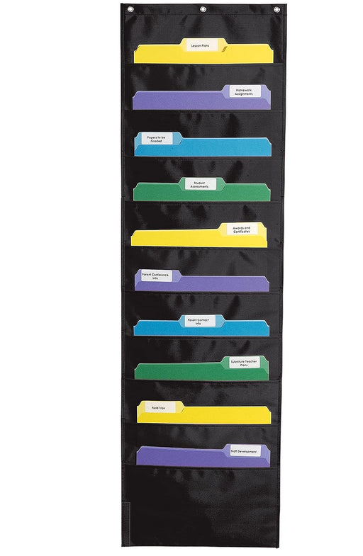 Organizador de archivos colgante de pared, 10 bolsillos de almacenamiento - Quierox - Tienda Online