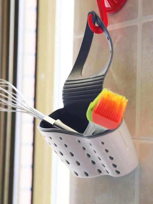 Organizador de cocina, soporte ajustable para esponja de fregadero a presión - Quierox - Tienda Online