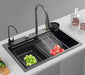 Organizador de fregadero de cocina, soporte de esponja duradero para grifo con barra de toalla - Quierox - Tienda Online