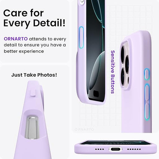 ORNARTO - Funda compatible con iPhone 16 Pro Max de 6.9 pulgadas - Quierox - Tienda Online