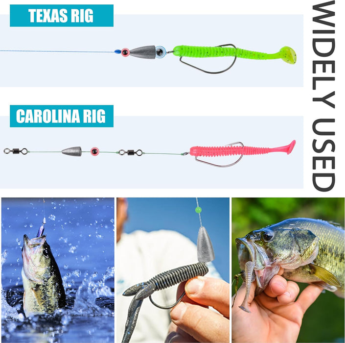 OROOTL Juego de pesos de pesca con bala, 83 piezas - Quierox - Tienda Online