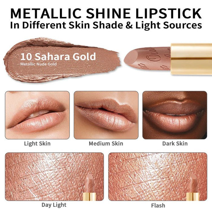 OULAC Labial con brillo metálico - Quierox - Tienda Online