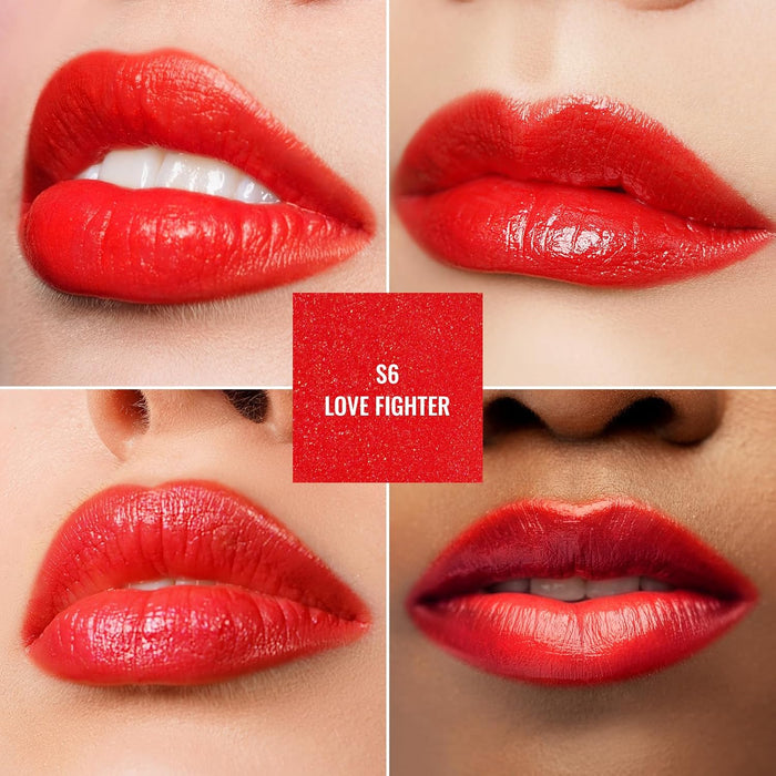 Oulac Labial rojo para mujer, color de labios de cobertura completa - Quierox - Tienda Online