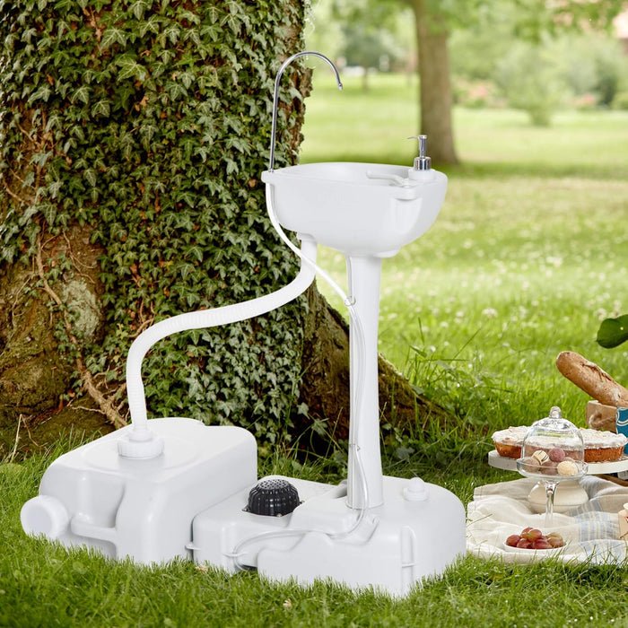 Outsunny Fregadero Portátil Lavamanos para Actividades al Aire Libre o Camping - Quierox - Tienda Online
