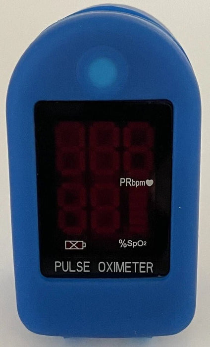 Oxímetro de pulso médico 3B PO2BLK, azul - Quierox - Tienda Online