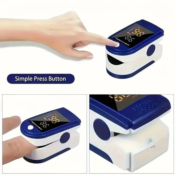 Oxímetro de pulso portátil de bolsillo con pantalla LED - Quierox - Tienda Online