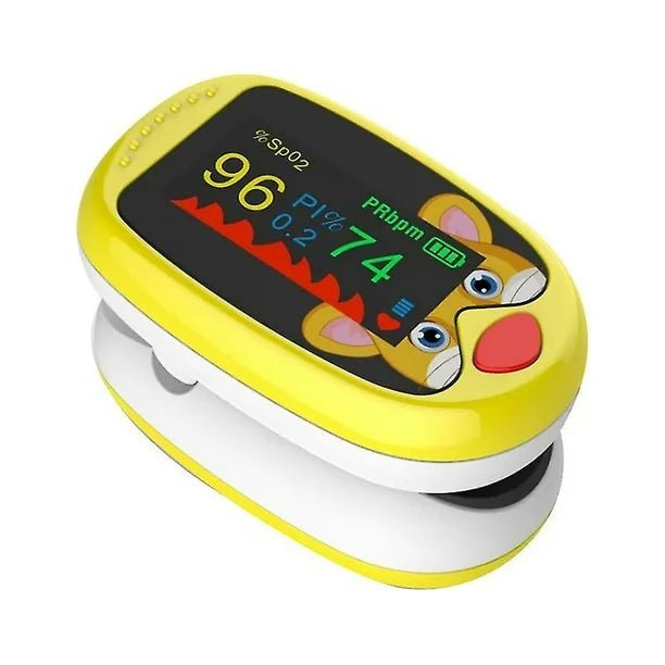 Oxímetro para niños, Clip para dedo, detección de saturación de oxígeno en sangre - Quierox - Tienda Online