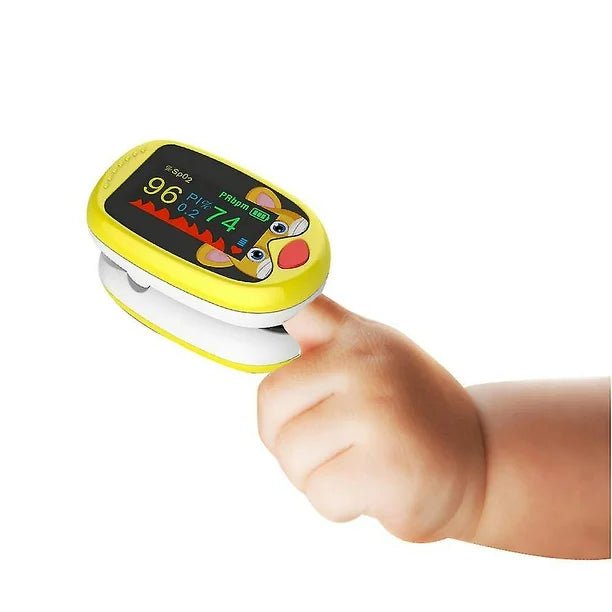 Oxímetro para niños, Clip para dedo, detección de saturación de oxígeno en sangre - Quierox - Tienda Online