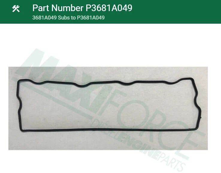 P3681A049 JUNTA, TAPA VÁLVULA Maxiforce - Quierox - Tienda Online