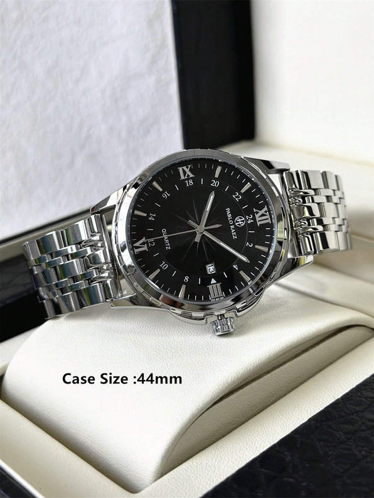Pablo Raez 1 pieza Reloj vintage sencillo con calendario para hombre - Quierox - Tienda Online