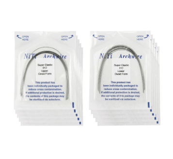 Pack 10 Alambre de arco de ortodoncia Dental Niti Super elástico redondo Rectangular - Quierox - Tienda Online