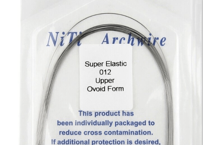 Pack 10 Alambre de arco de ortodoncia Dental Niti Super elástico redondo Rectangular - Quierox - Tienda Online