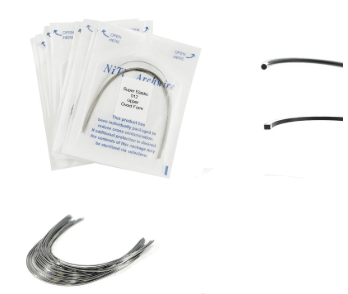 Pack 10 Alambre de arco de ortodoncia Dental Niti Super elástico redondo Rectangular - Quierox - Tienda Online