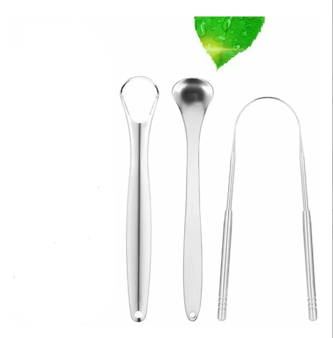 Pack 3 Raspadores de Lengua Cobre Antideslizantes Para Salud Bucal - Quierox - Tienda Online