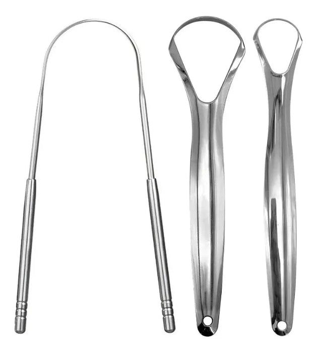 Pack 3 Raspadores de Lengua Cobre Antideslizantes Para Salud Bucal - Quierox - Tienda Online