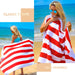 Pack de 2 toallas de playa grandes de algodón, súper absorbentes - Quierox - Tienda Online