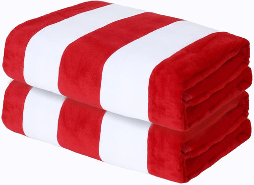 Pack de 2 toallas de playa grandes de algodón, súper absorbentes - Quierox - Tienda Online