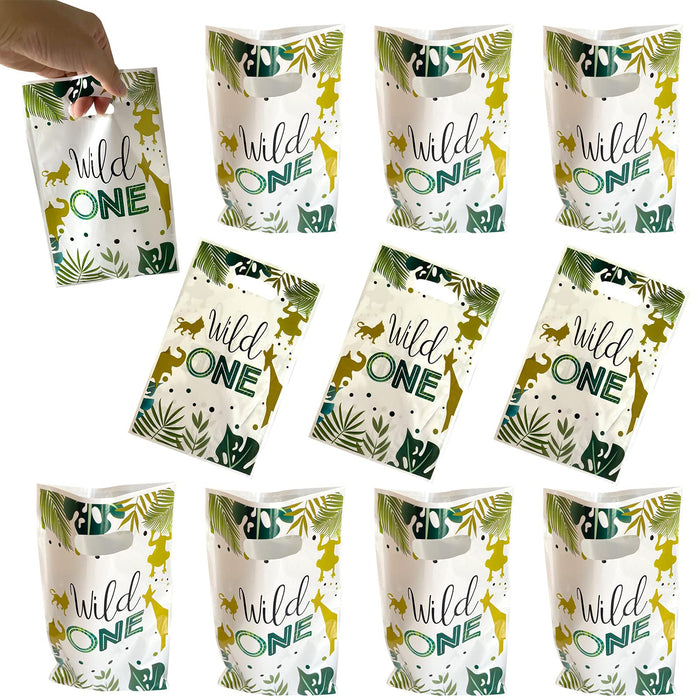 Pack de 20 bolsas de regalo de fiesta salvaje, regalos de fiesta de safari, más una manta - Quierox - Tienda Online