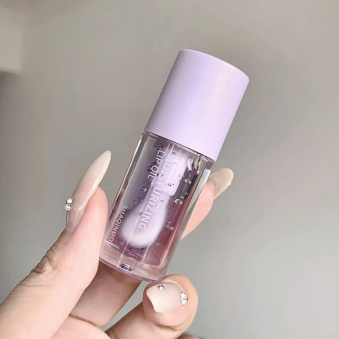 Pack de 4 aceites labiales con color y sabor a frutas, esencia labial en gel hidratante - Quierox - Tienda Online