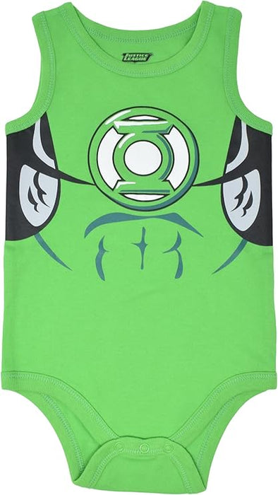 Pack de 5 bodys sin mangas para bebé niño de la Liga de la Justicia de DC Comics - Quierox - Tienda Online