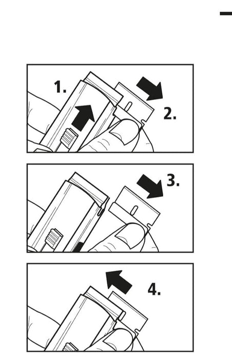 Pack de 50 cuchillas de repuesto para raspador - Quierox - Tienda Online