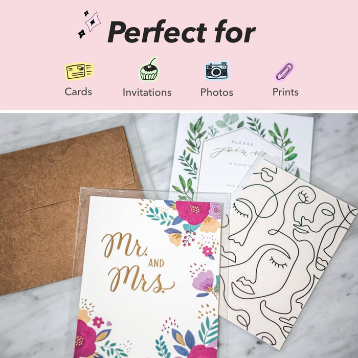 Pack It Chic - Bolsas de celofán transparentes sellables de 5” x 7” (paquete de 200), Autoadhesivas - Quierox - Tienda Online